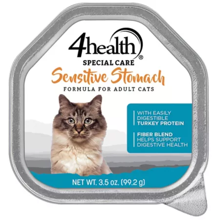 4health Special Care Adult Sensitive Stomach Formula Turkey Recipe Wet Cat Food 3.5 oz. Wet Cat Food