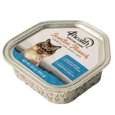 Image showing  Adult Sensitive Stomach Formula Turkey Recipe Wet Cat Food, 3.5 oz.