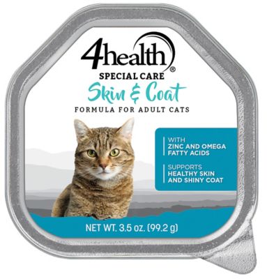 4health Special Care Adult Skin & Coat Formula Turkey Recipe Wet Cat Food, 3.5 oz.
