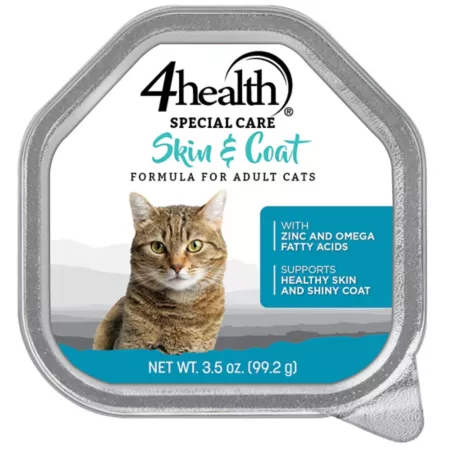 4health Special Care Adult Skin and Coat Formula Turkey Recipe Wet Cat Food 3.5 oz. Wet Cat Food