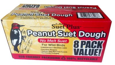 Suet Plus Peanut No-Melt Suet Dough Cakes, 96 oz., 8 pk.