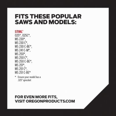 Image showing  18 in. ControlCut Chainsaw Chain, 0.325 in. Pitch, 0.063 in. Gauge, 68 Drive Links
