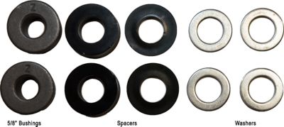 Image showing  13x6.5-6 Flat-Free Zero-Turn Lawn Mower Smooth Tread Tire Assembly