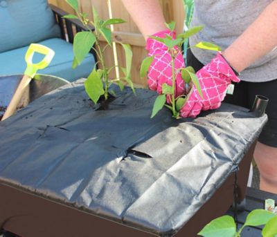Image showing  City Picker Raised Bed Garden Grow Box, Brown