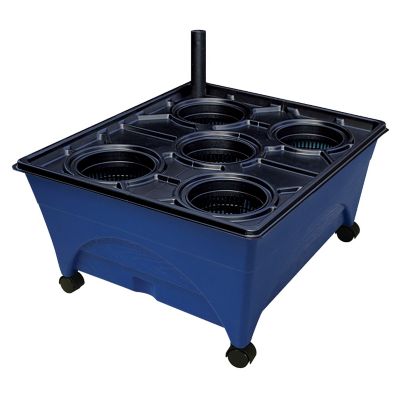 Image showing  Hydropickers Hydroponic Garden Grow Box, Non-Electric, 24 in. x 20 in. Footprint, Mobility Provided by Casters
