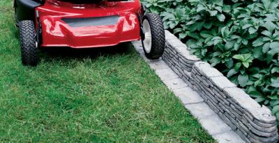 Image showing  20 ft. Bedrocks Trim-Free Lawn Edging, Natural Stacked Slate Design, 2032HD