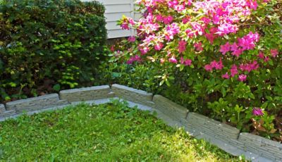 Image showing 5 th Emsco 20 ft. Bedrocks Trim-Free Lawn Edging, Natural Stacked Slate Design, 2032HD