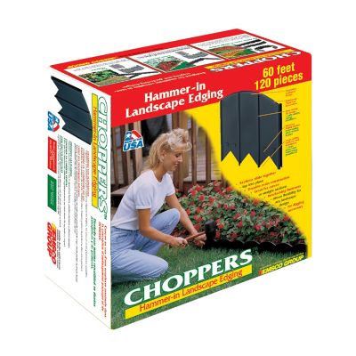 Image showing  60 ft. Choppers Heavy-Duty Hammer-In Edging, Corner and T Connectors Included
