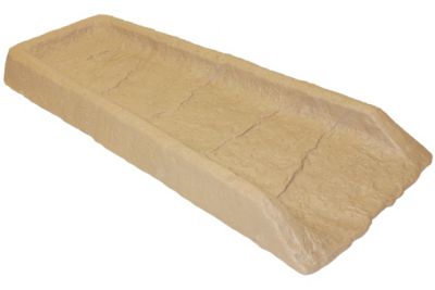 Emsco 24 in. Decorative Downspout Rain Splash Block, Sandstone, 2100-1