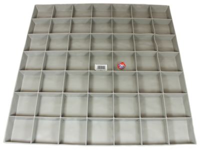 Emsco 24 in. x 24 in. Flat Rock Rain Barrel and AC Unit Paver Patio Pad Tile, Easy Installation, Granite, 2192-1