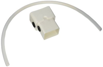 Image showing  Rescue Flat-Back Whiskey Rain Barrel, Brown, Includes Planter, Rain Water Diverter, Outlet Hose