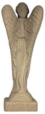 Image showing  29 in. Morning Angel Decorative Garden Statue, Resin, Lightweight, Sandstone, 2260-1