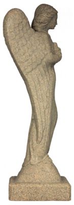 Image showing 5 th Emsco 29 in. Morning Angel Decorative Garden Statue, Resin, Lightweight, Sandstone, 2260-1