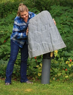 Image showing  Group Landscape Rock, Natural Granite Appearance, Extra Large and Tall, Lightweight, Easy to Install