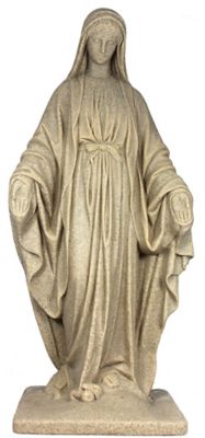 Emsco 34 in. Virgin Mary Statue, Made of Resin, Lightweight, Sandstone, 2290-1