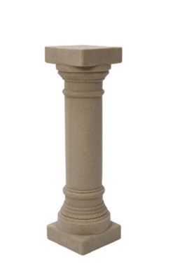 Emsco 32 in. Greek Column Statue, Made of Resin, Lightweight, White, 2300-1W
