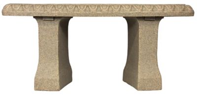 Image showing  12 in. Decorative Garden Bench, Sandstone