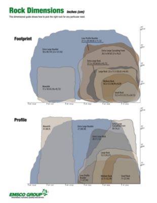 Image showing 8 th Emsco Group Landscape Rock, Lightweight, XXL, Easy to Install, Sandstone, 2372-1