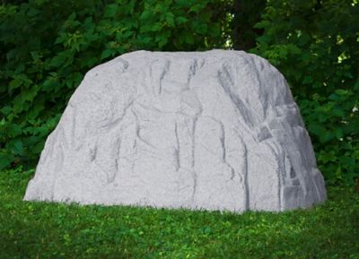 Image showing  Landscape Rock, Natural Granite Appearance, Extra Large Boulder, Lightweight, Easy to Install