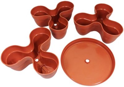 Image showing  488 oz. Bloomers Stackable Flower Tower Planter