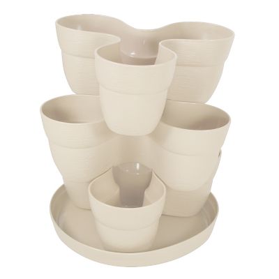 Emsco 488 oz. Bloomers Stackable Flower Tower Planter