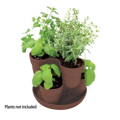 Image showing  488 oz. Bloomers Stackable Flower Tower Planter