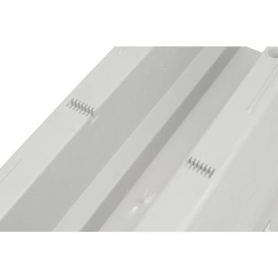 Image showing  Polyethylene Bloomers Rail Picker Self-Watering Rail Planter Garden Grow Box, Weatherproof Resin Planter, 24 in.