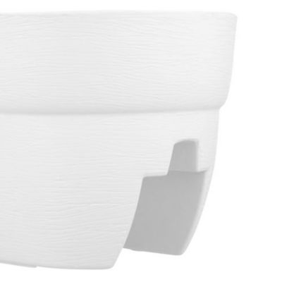 Image showing 5 th Emsco Polyethylene Bloomers Rail Picker Self-Watering Rail Planter Garden Grow Box, Weatherproof Resin Planter, 24 in.