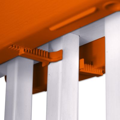 Image showing 2 th Emsco Bloomers Railing Garden Planter with Drainage Holes, 24 in.