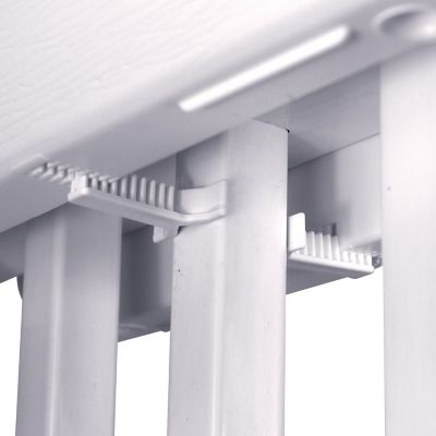 Image showing 7 th Emsco Bloomers Railing Garden Planter with Drainage Holes, 24 in.