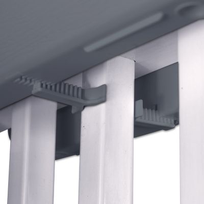 Image showing  Bloomers Railing Garden Planter with Drainage Holes, 24 in.