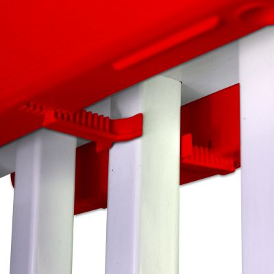 Image showing  Bloomers Railing Garden Planter with Drainage Holes, 24 in.