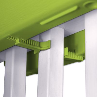 Image showing 5 th Emsco Bloomers Railing Garden Planter with Drainage Holes, 24 in.