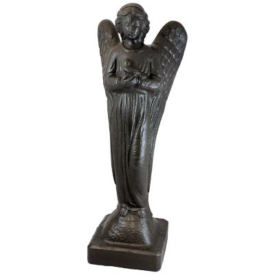 Emsco 29 in. Morning Angel Decorative Statue, Resin, Lightweight, Bronze, 92260-1