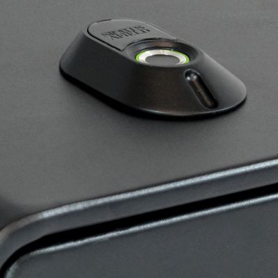 Image showing  Home Defense 0.25 cu. ft. Quick Access Vault with Biometric Lock, Matte Black, SA-HD2-BIO