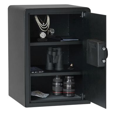Gun Safe Cabinet Quick Attach Vault Sliding Drawer Shelf Organization Black 