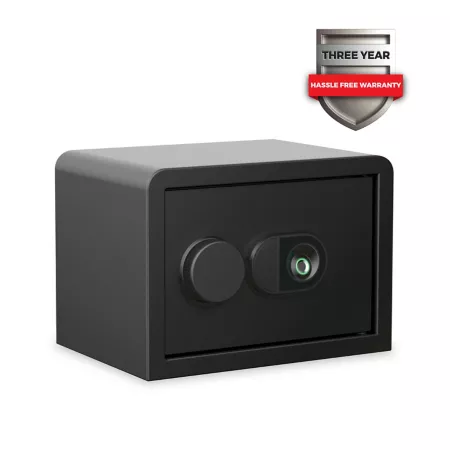 Sanctuary 2 Pistol 0.59 cu Biometric Security Safe for Home and Office and 1 Shelf Matte Black Handgun & Pistol Safes