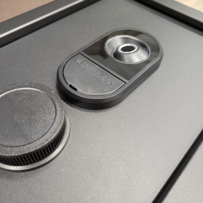 Image showing  2 Gun 0.59 cu. ft. Biometric Home and Office Security Vault and 1-Shelf, Matte Black