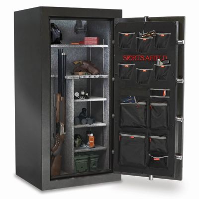 Image showing  36 Long Gun + 6 Handgun 15.75 cu. ft. Electronic Lock Haven Gun Safe, 75 Min. Fire Rating, Metallic Finish
