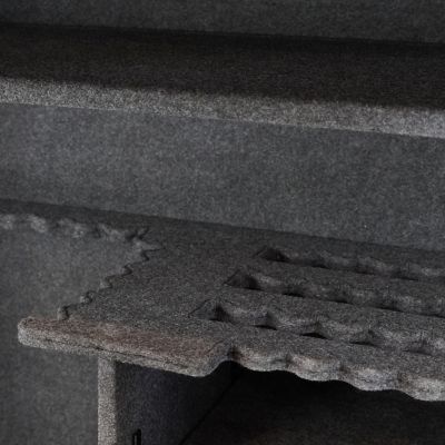 Image showing 5 th Sports Afield 36 Long Gun + 6 Handgun 15.75 cu. ft. Electronic Lock Haven Gun Safe, 75 Min. Fire Rating, Metallic Finish