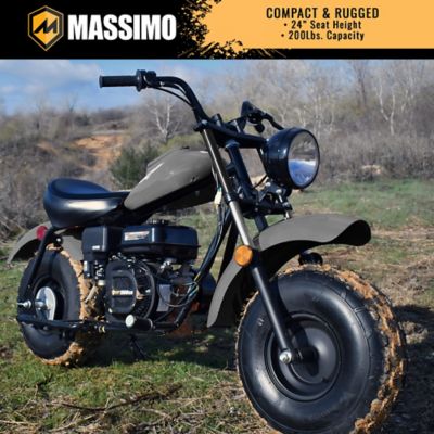 Image showing 5 th Massimo MB200 196cc Gas Powered 6.5HP Mini Bike Motorcycle