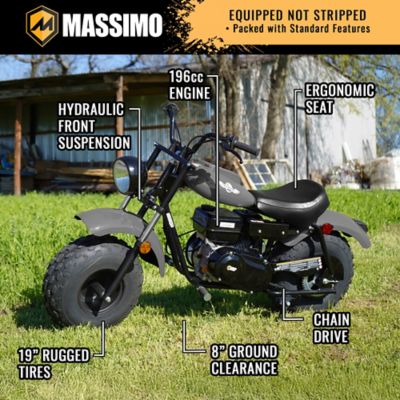 Image showing 7 th Massimo MB200 196cc Gas Powered 6.5HP Mini Bike Motorcycle