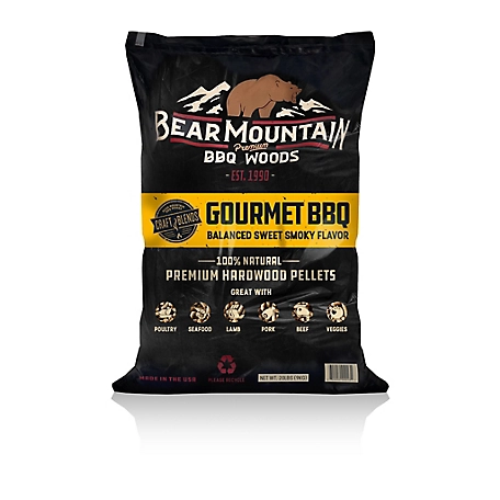 Bear Mountain BBQ Gourmet Blend Cooking Pellets, 20 lb. Bag