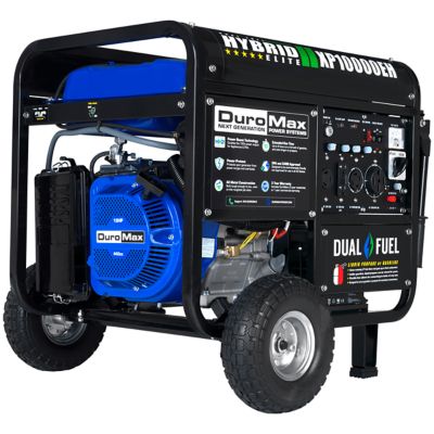 DuroMax 8,000 Watt Dual-Fuel 439cc Electric Start Hybrid Portable Home Power Backup Generator