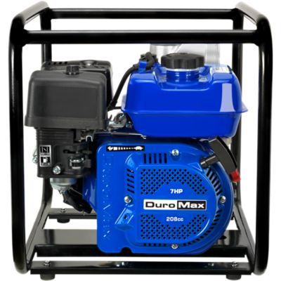 Image showing 5 th DuroMax 7 HP Gas-Powered 3 in. 208cc Engine Semi-Trash Water Pump, 50-State, 220 GPM