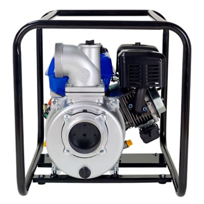 Image showing  9 HP Gas 4 in. 270cc Engine Semi-Trash Water Pump, 50-Statem, 427 GPM
