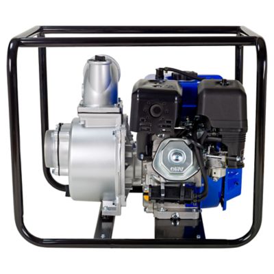 Image showing  9 HP Gas 4 in. 270cc Engine Semi-Trash Water Pump, 50-Statem, 427 GPM