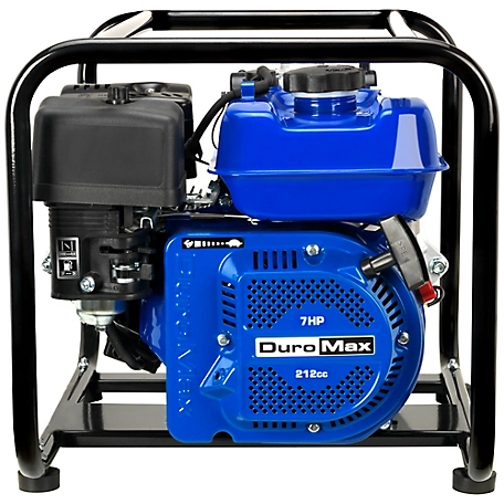 DuroMax 7 HP 2 in. 70 GPM 116 PSI 208cc Gas Engine High Pressure Water Pump, 50-State