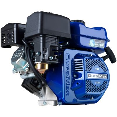 DuroMax 208cc 3/4 in. Shaft Portable Gas-Powered Recoil Start Engine