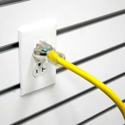 Image showing  100 ft. 10 Gauge Single Tap 100% Copper SJTW Heavy-Duty Lit Extension Power Cord